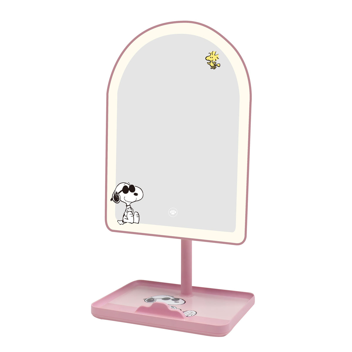 Peanuts‚Ñ¢ "Joe Cool" Arch Tri-Tone LED Tabletop Makeup Mirror