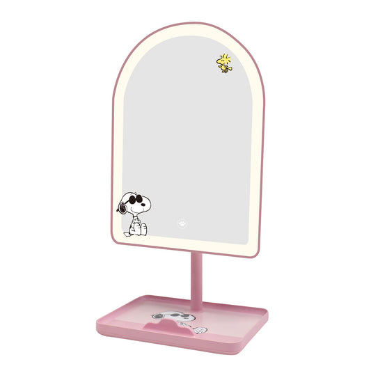 Peanuts‚Ñ¢ "Joe Cool" Arch Tri-Tone LED Tabletop Makeup Mirror