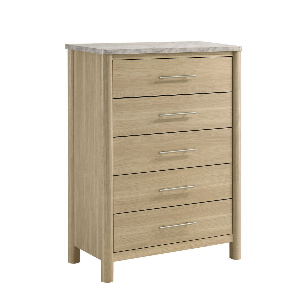 Jonas Queen 5PC Bedroom Set in Natural