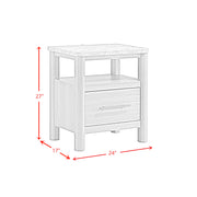 Jonas Nightstand with USB in Natural