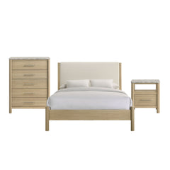 Jonas Queen 3PC Bedroom Set in Natural