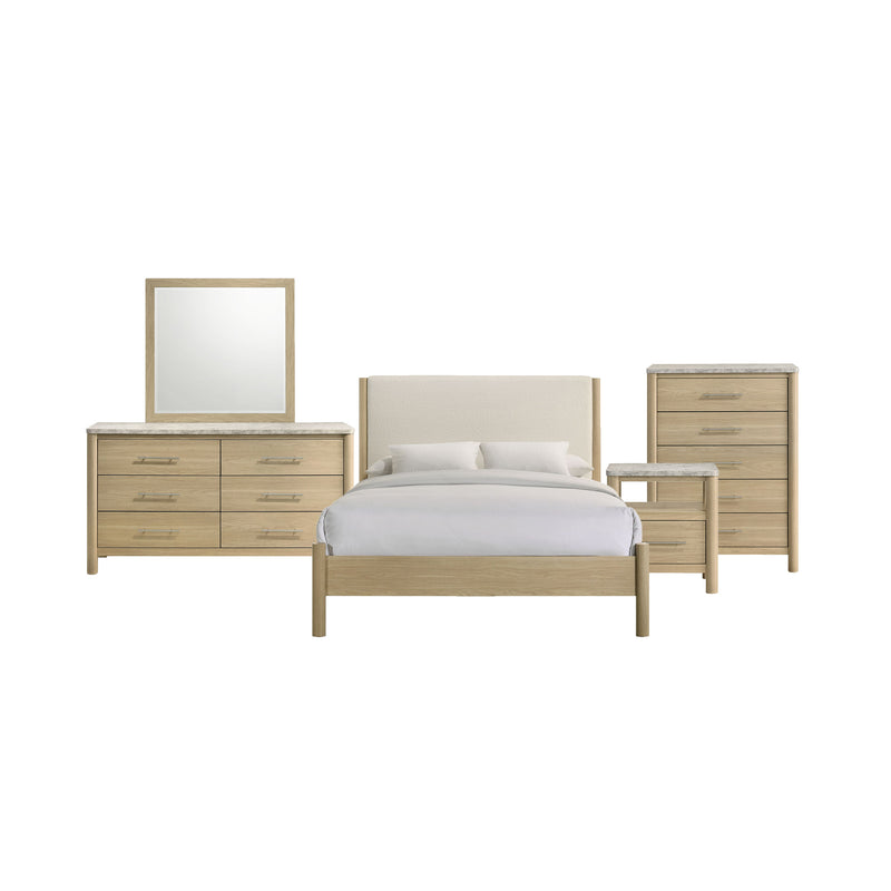 Jonas Full 5PC Bedroom Set in Natural