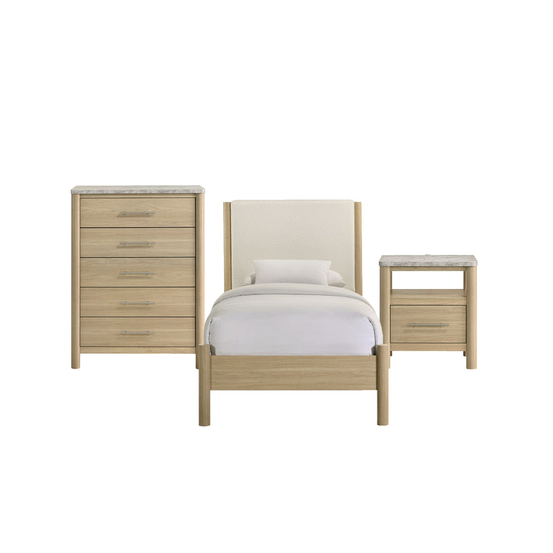 Jonas Twin 3PC Bedroom Set in Natural