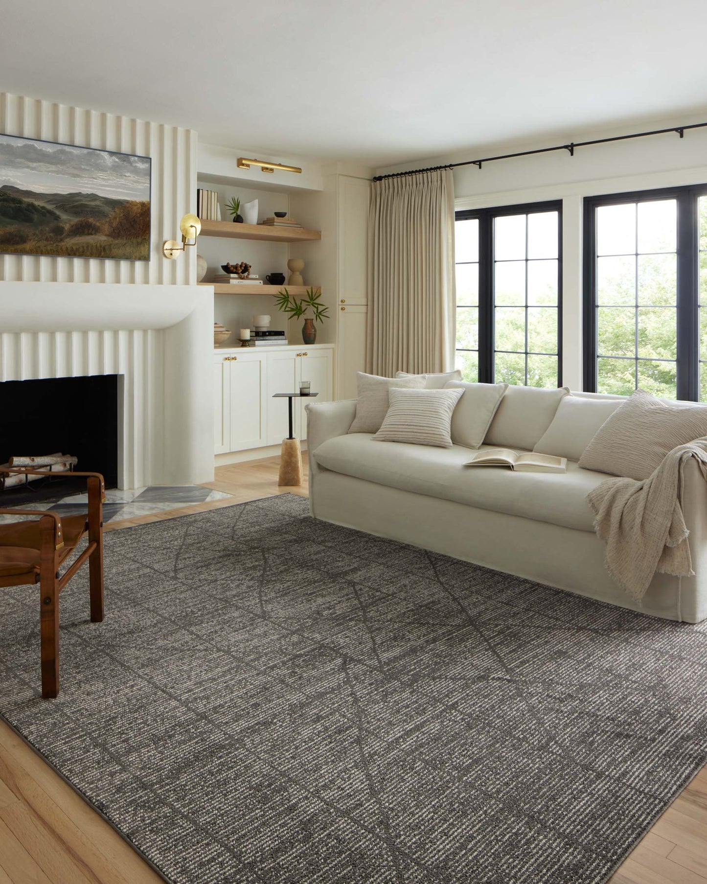 KAM-06 CHARCOAL / IVORY