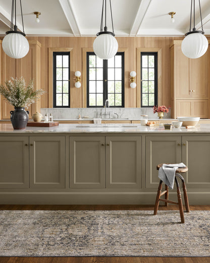 Jean Stoffer x Loloi Katherine KES-02 Carbón/Dorado