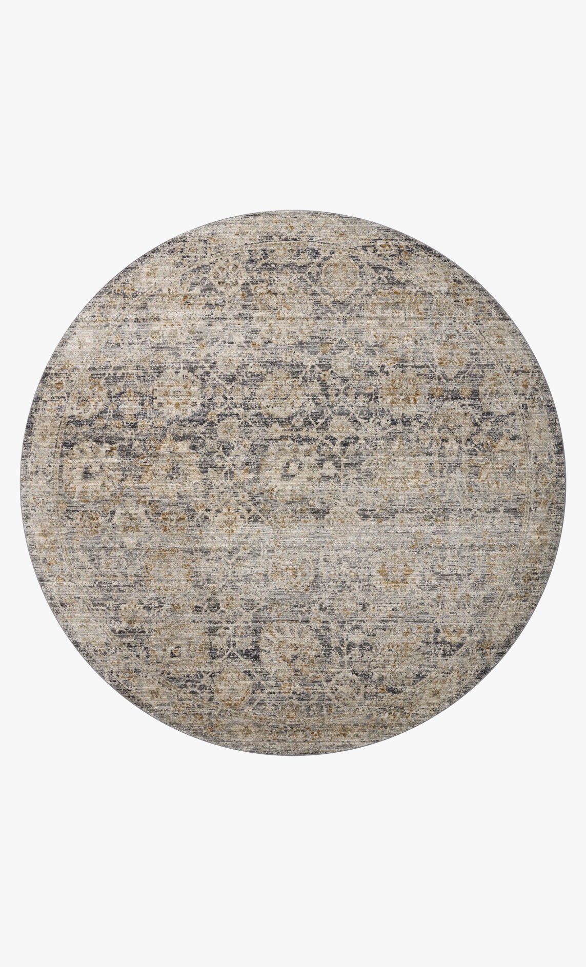 Jean Stoffer x Loloi Katherine KES-02 Carbón/Dorado