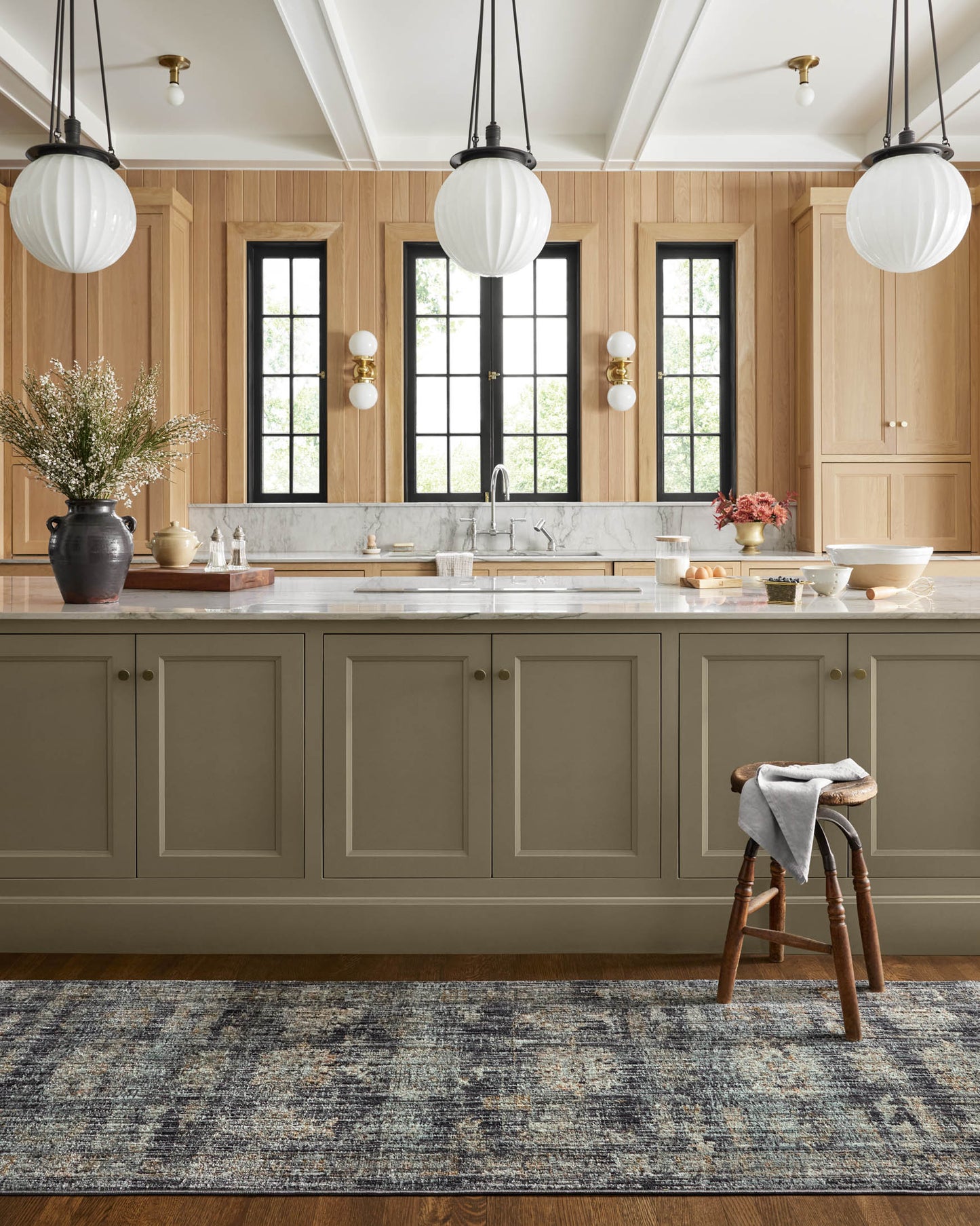 Jean Stoffer x Loloi Katherine KES-04 Ink / Jade