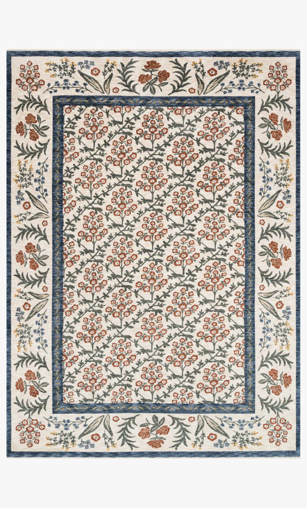 Rifle Paper Co. x Loloi Kismet KIS-02 Cream