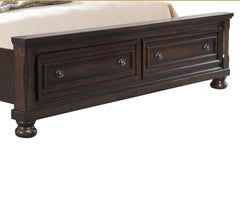 Kingston Brown Queen Storage Bed 4PC Bedroom Set