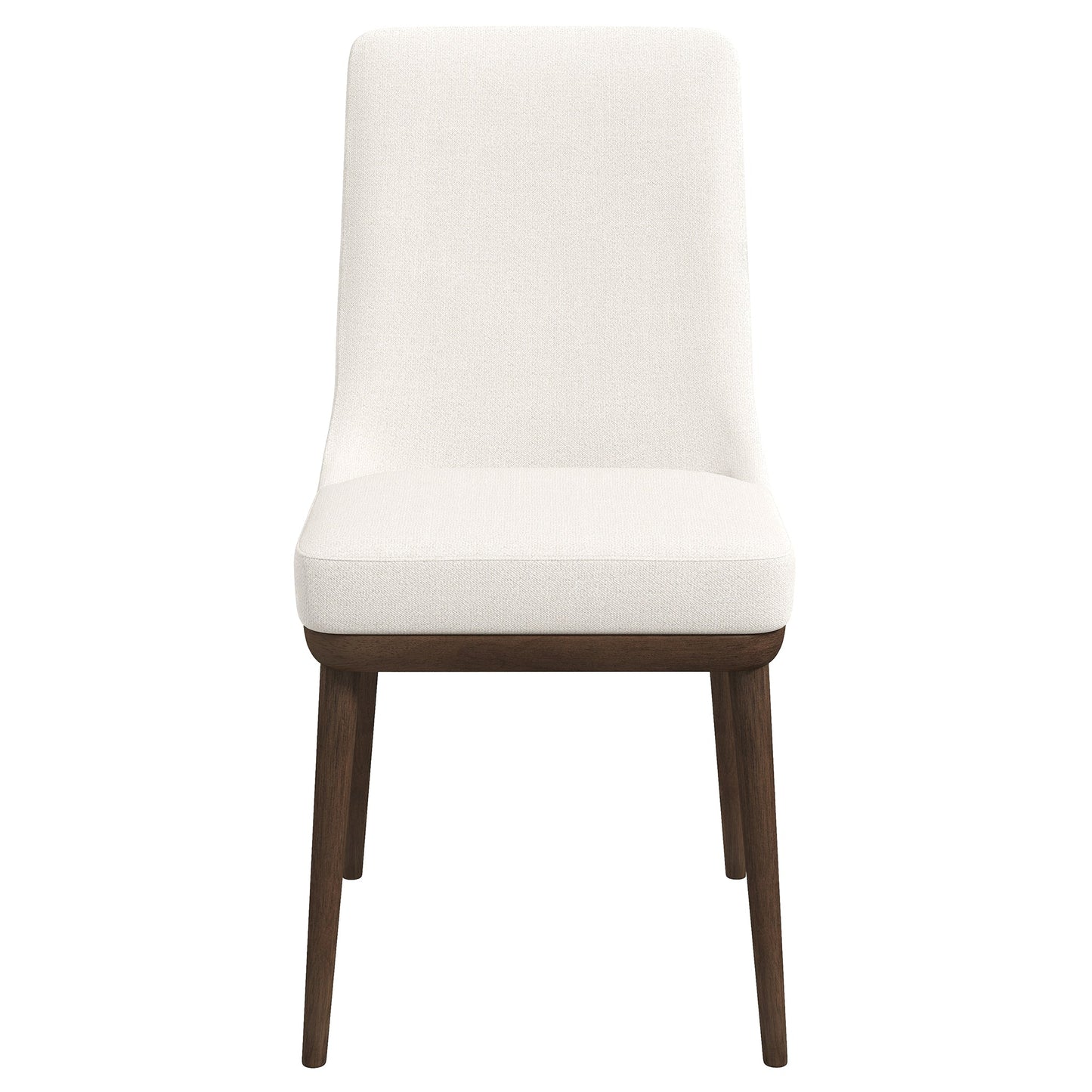 Silla de comedor Kate de tela beige (juego de 2)
