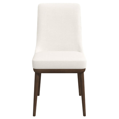 Silla de comedor Kate de tela beige (juego de 2)