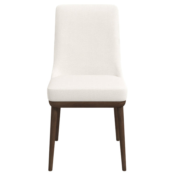 Silla de comedor Kate de tela beige (juego de 2)