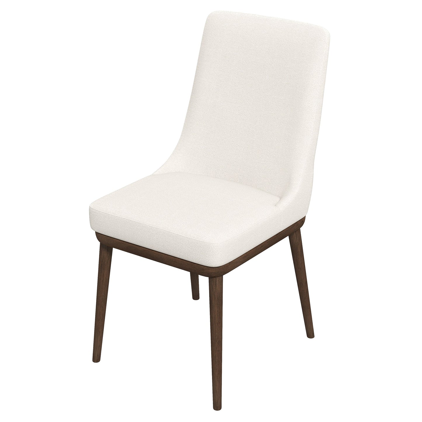 Silla de comedor Kate de tela beige (juego de 2)