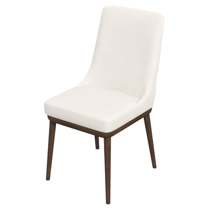 Silla de comedor Kate de tela beige (juego de 2)