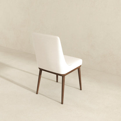 Silla de comedor Kate de tela beige (juego de 2)