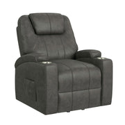 Kenmore P1 Lift Chair with Heat Massage in Simba Dark Grey