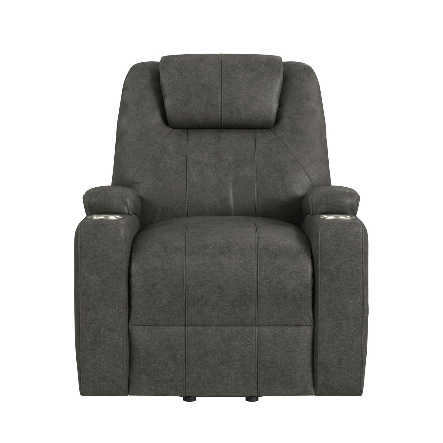 Kenmore P1 Lift Chair with Heat Massage in Simba Dark Grey