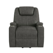 Kenmore P1 Lift Chair with Heat Massage in Simba Dark Grey