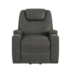 Kenmore P1 Lift Chair with Heat Massage in Simba Dark Grey