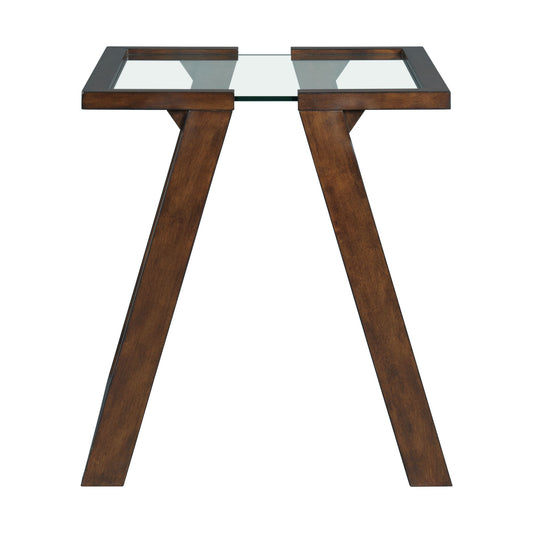 Kieran Rectangular End Table in Dark Espresso