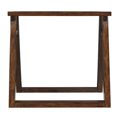 Kieran Rectangular End Table in Dark Espresso