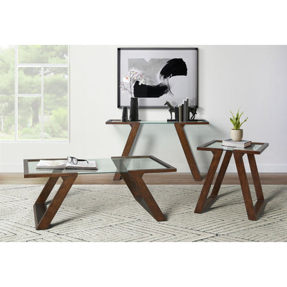 Kieran Rectangular Sofa Table in Dark Espresso