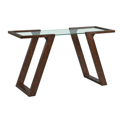 Kieran Rectangular Sofa Table in Dark Espresso