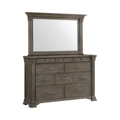 Kings Court Dresser & Mirror In Grey
