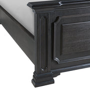 Kings Court King 3PC Bedroom Set in Black