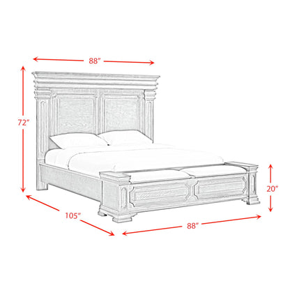 Kings Court King Storage Bed in Black