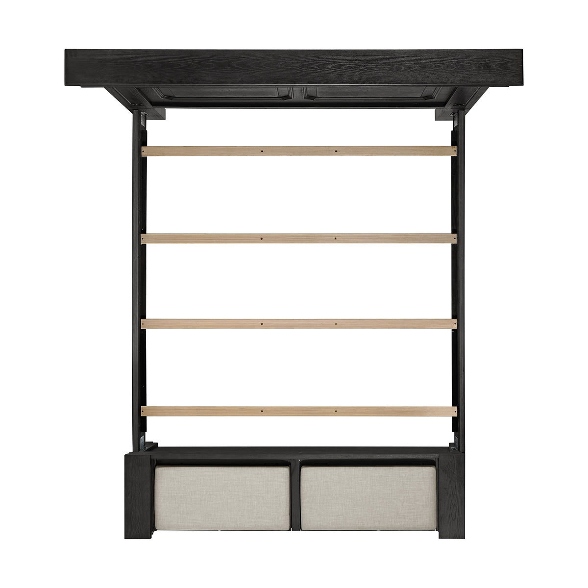 Kings Court King Storage Bed in Black