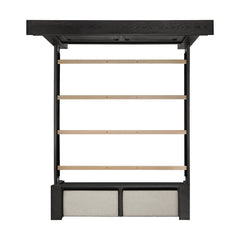 Kings Court King Storage Bed in Black