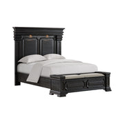 Kings Court Queen Storage Bed in Black