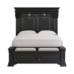 Kings Court Queen Storage Bed in Black
