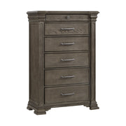 Kings Court Queen 5PC Bedroom Set in Grey
