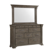 Kings Court Queen Storage 5PC Bedroom Set in Grey