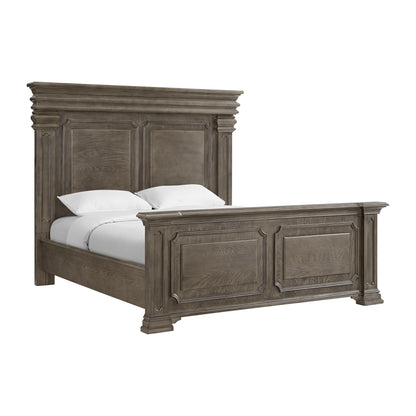 Kings Court King 3PC Bedroom Set in Grey