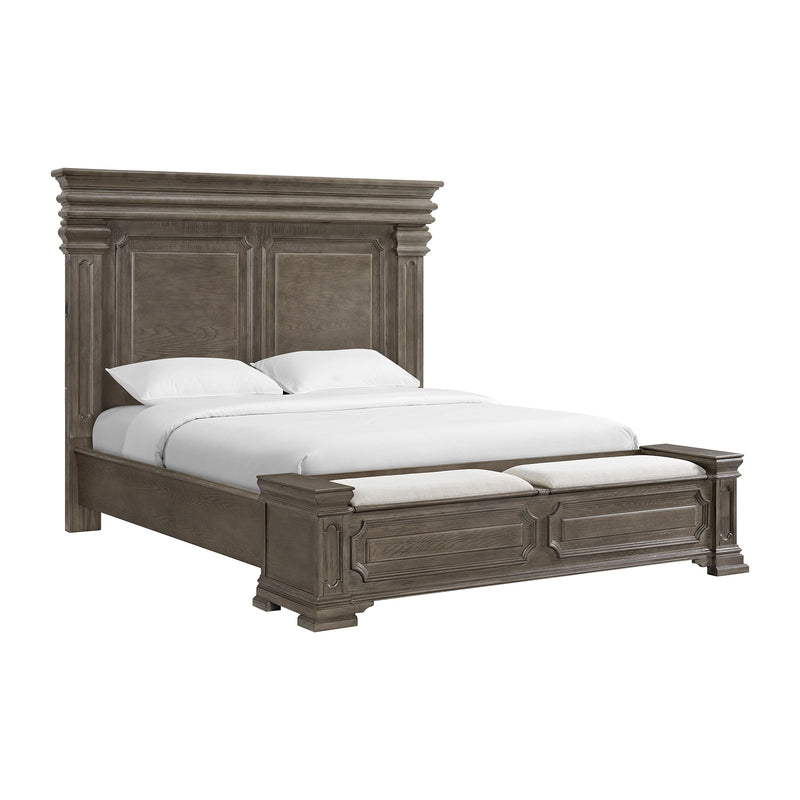 Kings Court King Storage Bed In Grey