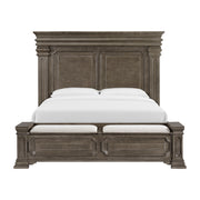 Kings Court King Storage Bed in Grey
