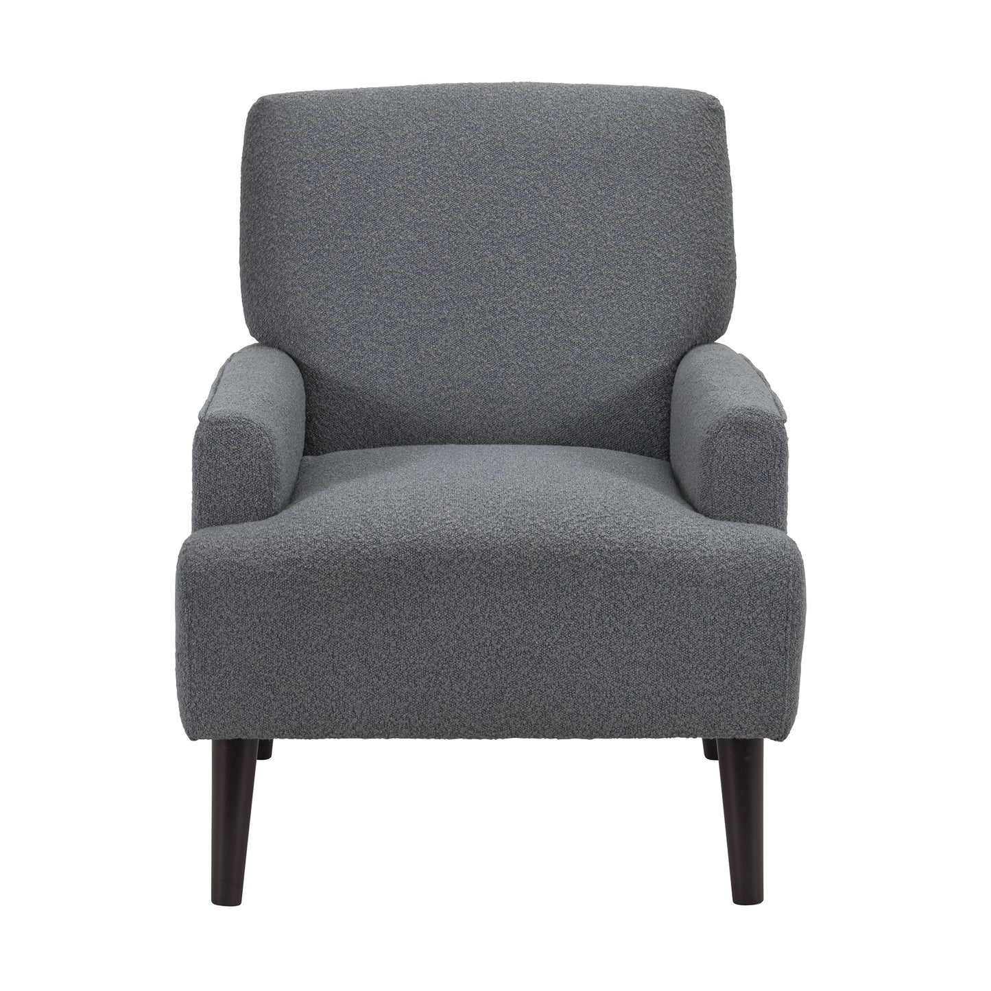 Kiwi Chair in 8077 Boucle Grey & Espresso