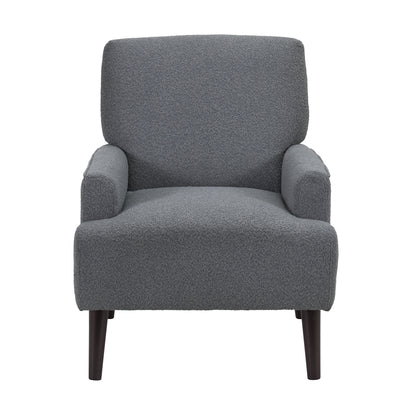 Kiwi Chair in 8077 Boucle Grey & Espresso