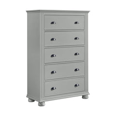 Kona Full Panel 5PC Bedroom Set in Grey