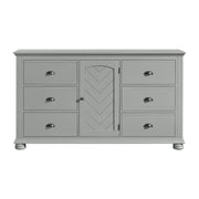 Kona 6-Drawer Dresser in Grey