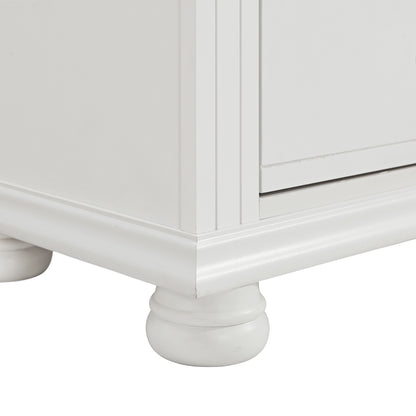 Kona Twin 3PC Bedroom Set with 2 Nightstands in White