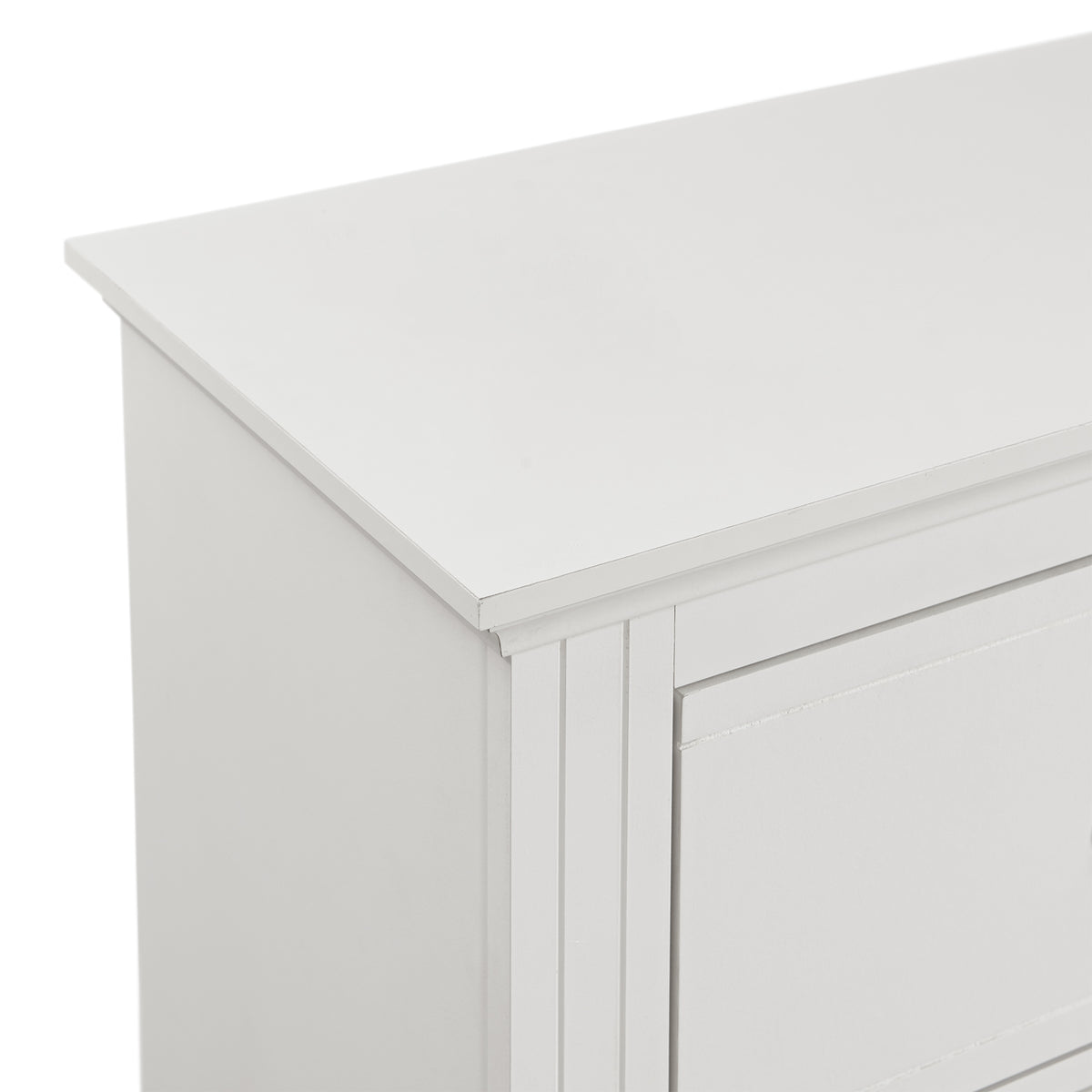 Kona 1-Drawer Nightstand in White