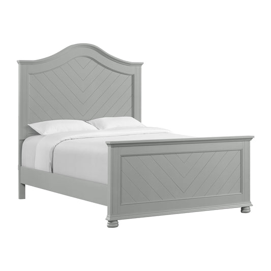 Kona Full Panel Bed in Grey