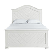 Kona Full Panel Bed in White