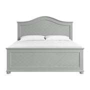 Kona King Panel Bed in Grey