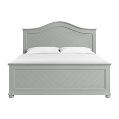 Kona King Panel Bed in Grey