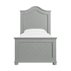 Kona Twin Panel Bed in Grey